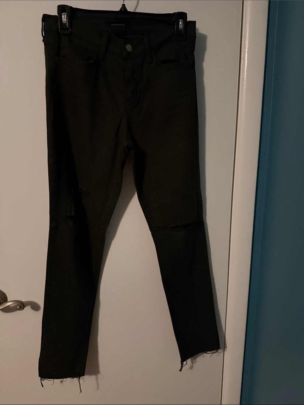 Flying Monkey Black Ankle Crop Jeans